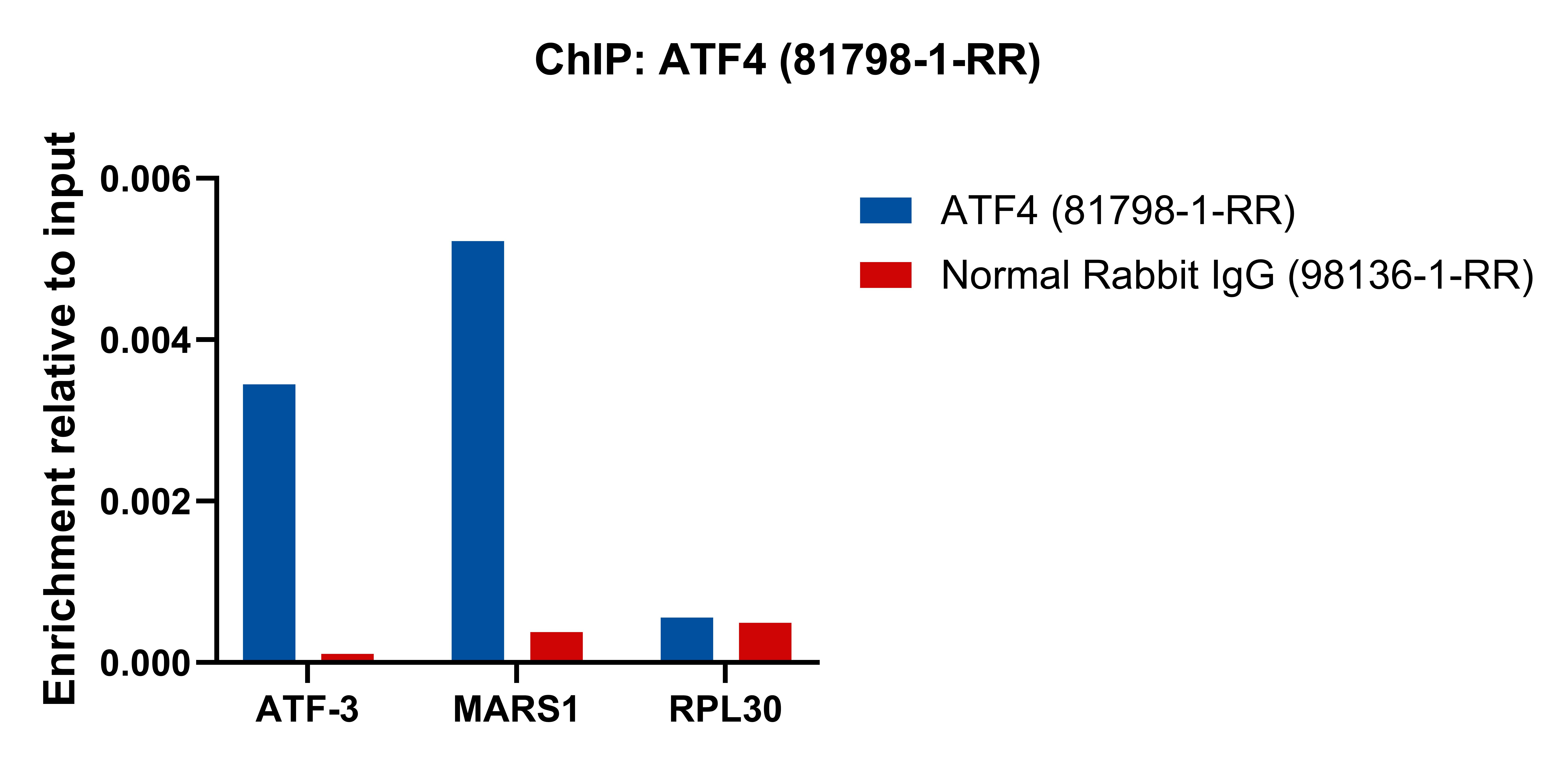 ChIP experiment of NIH/3T3 cells using ATF4 Recombinant antibody (81798-1-RR)