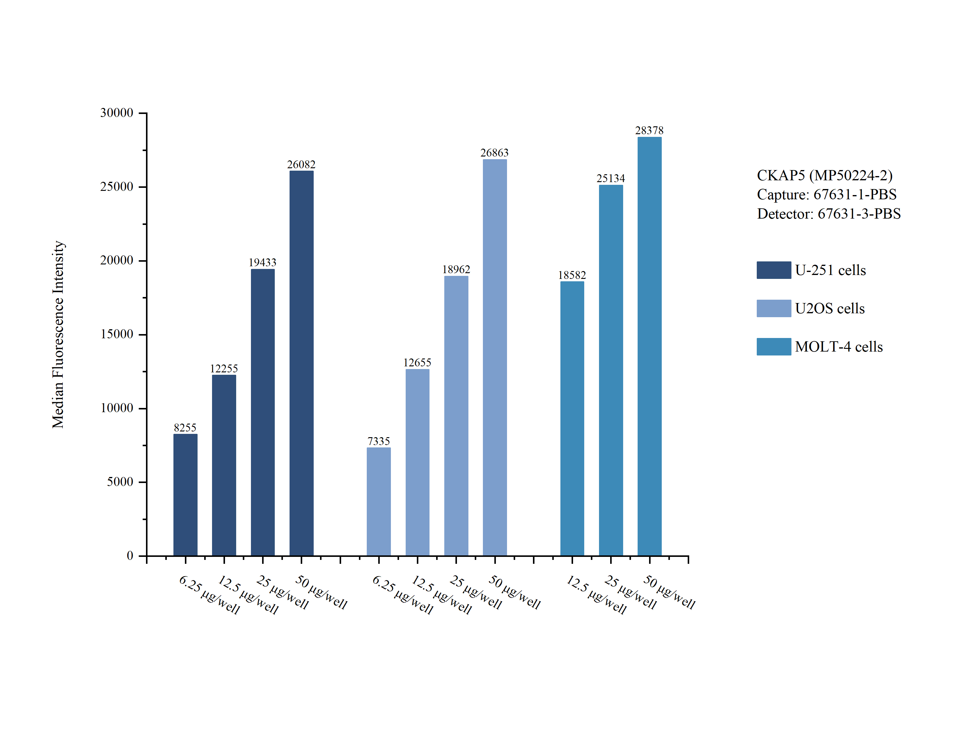 Cytometric bead array sample test of MP50224-2