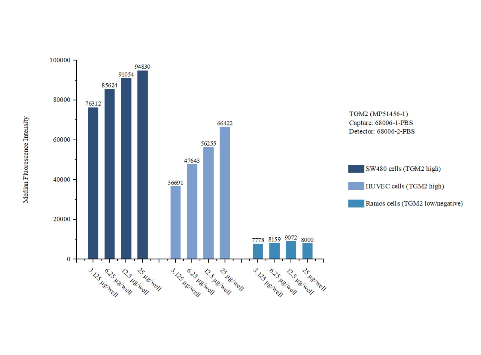 Cytometric bead array sample test of MP51456-1
